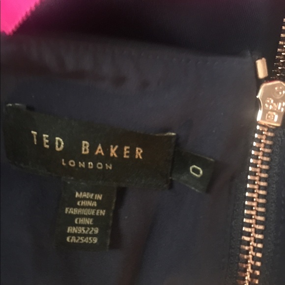 Ted Baker Marina Mosaic Bodycon Dress Size 0 $295 - Picture 8 of 8